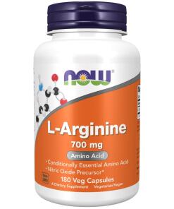 L-Arginín, 700 mg - 180 kapsúl