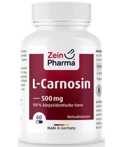 L-karnozín, 500 mg - 60 kapsúl