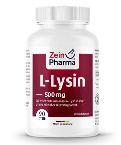 L-Lysín, 500 mg - 90 vegetariánskych kapsúl
