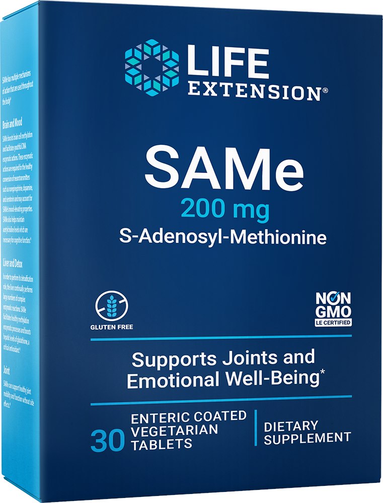 SAMe S-Adenozylmetionín, 200 mg - 30 entericky potiahnutých tabliet