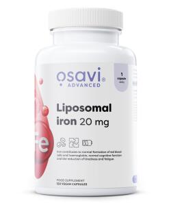 Liposomálny železo, 20 mg - 120 vegánskych kapsúl