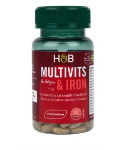 Holland & Barrett - Multivitamíny a železo - 60 tabliet