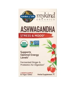 Mykind Organics Ashwagandha - 60 vegánskych tabliet
