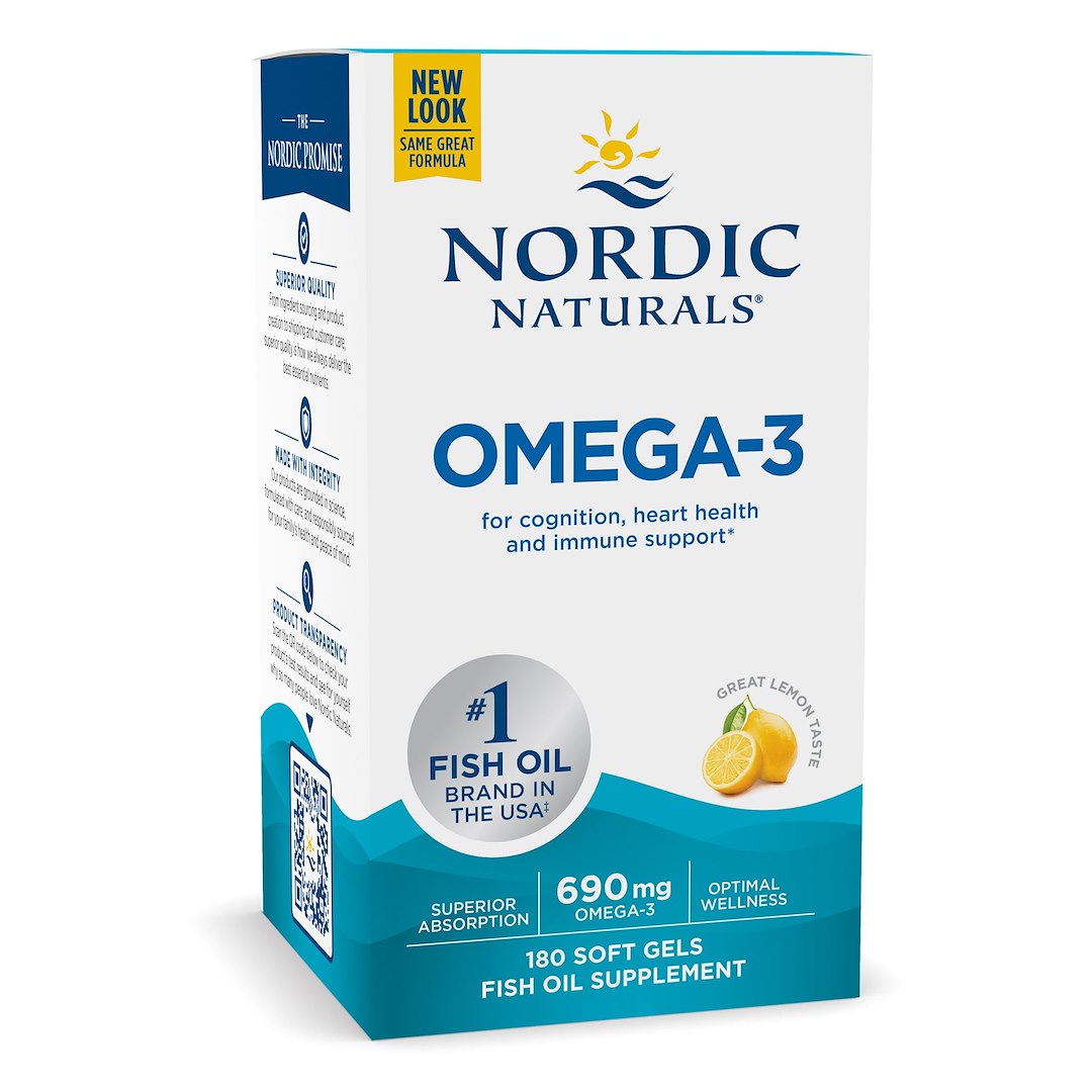Omega-3, 690 mg Citrón (EAN 768990037603) - 180 mäkkých kapsúl