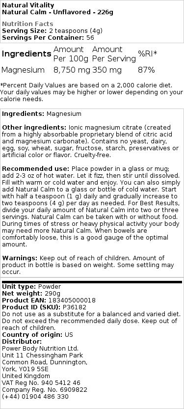 Prírodný Kľud - Neochutený (EAN 183405000018) - 226g – Obrázok 2