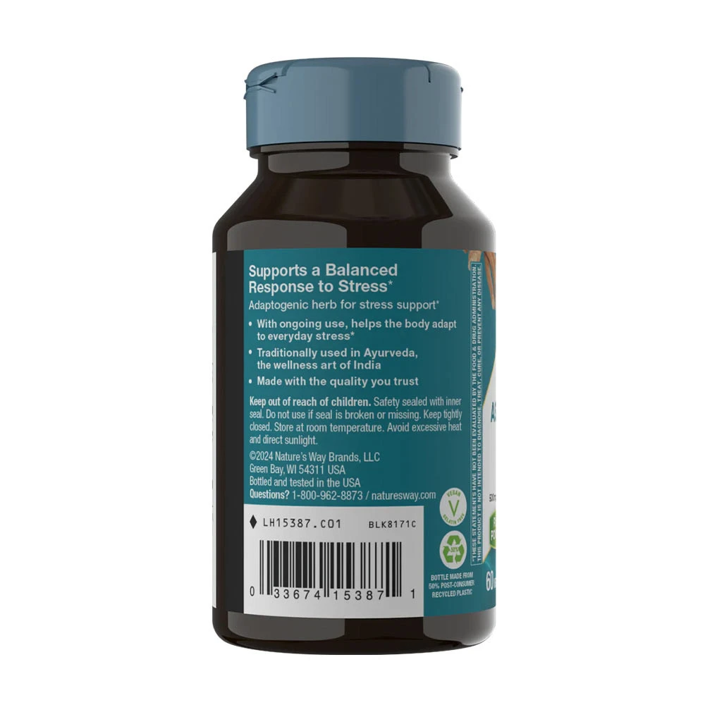 Nature's Way - Ašvaganda (60 kapsúl) – Obrázok 3