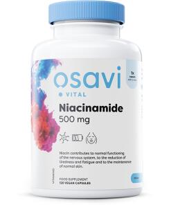 Niacinamid, 500 mg - 120 vegánskych kapsúl