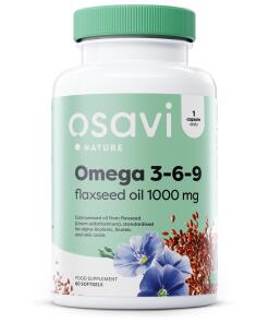 Omega 3-6-9 Ľanový olej, 1000mg - 60 mäkkých kapsúl