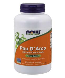 Pau D'Arco, 500 mg - 250 vegetariánskych kapsúl