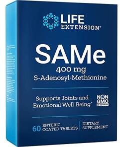 SAMe S-Adenozylmetionín, 400 mg - 60 obalených tabliet