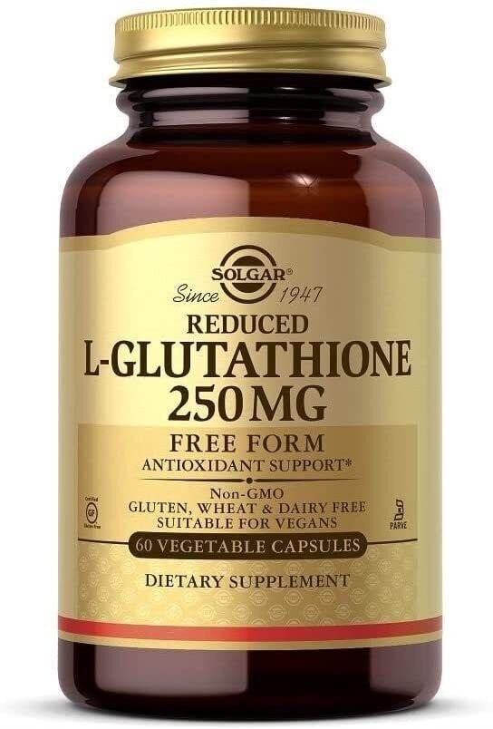 Solgar - SOLGAR Znížený L-glutatión 250 mg (60 kapsúl)