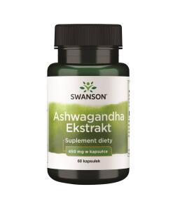 Extrakt z Ashwagandhy, 450 mg - 60 kapsúl