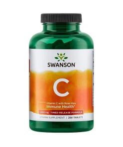 Vitamín C s výťažkom z šípok - Postupné uvoľňovanie, 1000 mg - 250 tabliet