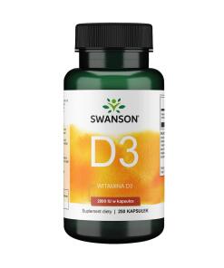 Vitamín D3, 2000 IU - 250 kapsúl