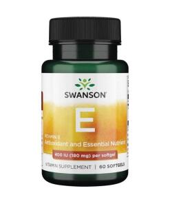 Vitamín E, 400 IU - 60 mäkkých kapsúl