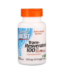 Trans-Resveratrol s ResVinol-25, 100 mg - 60 rastlinných kapsúl