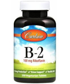Vitamín B-2, 100 mg - 100 vegetariánskych tabliet