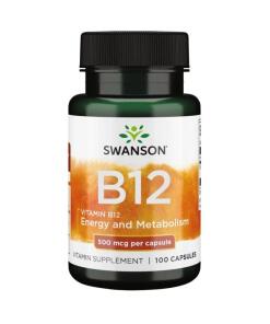 Vitamín B12, 500 mcg - 100 kapsúl