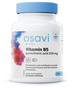 Vitamín B5 Pantoténová kyselina, 200 mg - 90 vegánskych kapsúl
