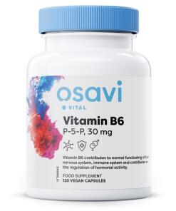 Vitamín B6 - P-5-P - 30 mg - 120 vegánskych kapsúl