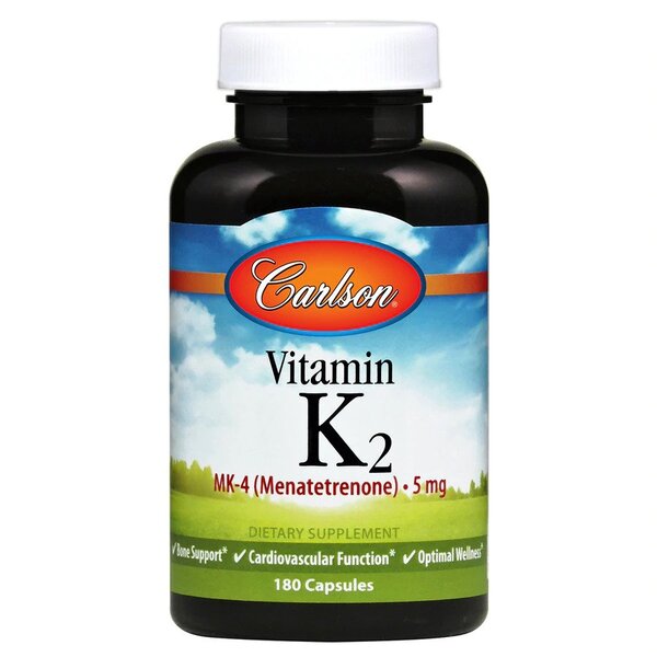 Vitamín K2 MK-4, 5 mg - 180 kapsúl
