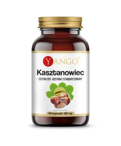 Yango - Výťažok z gaštanu s 20% obsahom escínu (60 kapsúl)