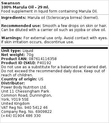 100% Marulový olej - 29 ml – Obrázok 2