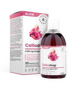 Aura Herbals - AURA HERBALS Colladrop Glow, morský kolagén, 5000 mg (500 ml)