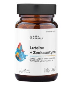 Aura Herbals - Luteín + Zeaxantín + Vitamín A (60 kapsúl)