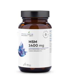 Aura Herbals - AURA HERBALS MSM 1400 mg, organická síra (60 kapsúl)