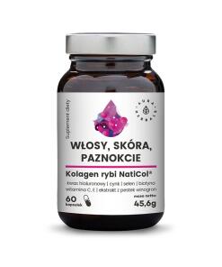 Aura Herbals - AURA HERBALS NatiCol Rybí kolagén, vlasy, pleť, nechty (60 kapsúl)