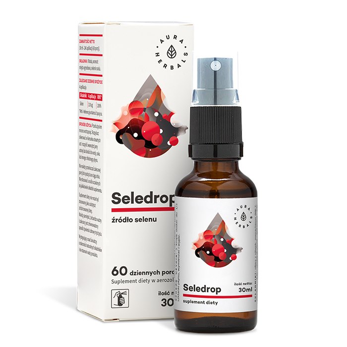 Aura Herbals - Seledrop, selén, 110 mcg, aerosól (30 ml)