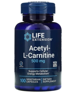 Acetyl-L-karnitín, 500 mg - 100 kapsúl