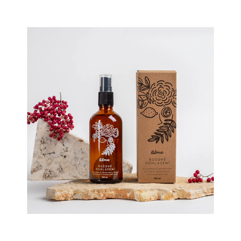 Alma - Čistiaca a odličovacia emulzia Rose Caress