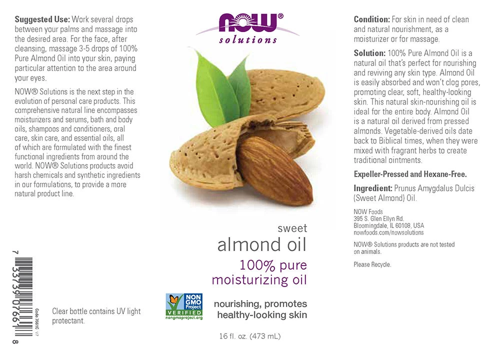 Čistý mandľový olej - 473 ml – Obrázok 4