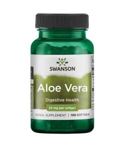 Aloe Vera, 25 mg - 100 mäkkých kapsúl