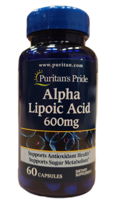 Puritan's Pride - Alfa Lipoic Acid, 600 mg - 60 kapsúl