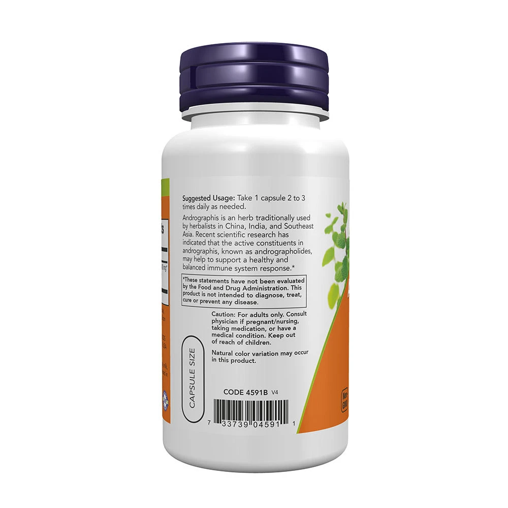 Andrografis extrakt, 400 mg - 90 vcaps – Obrázok 6