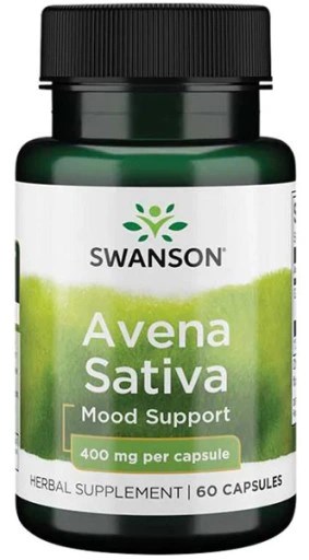 Plnohodnotný Avena Sativa (zelený ovsený trávnik), 400 mg - 60 kapsúl