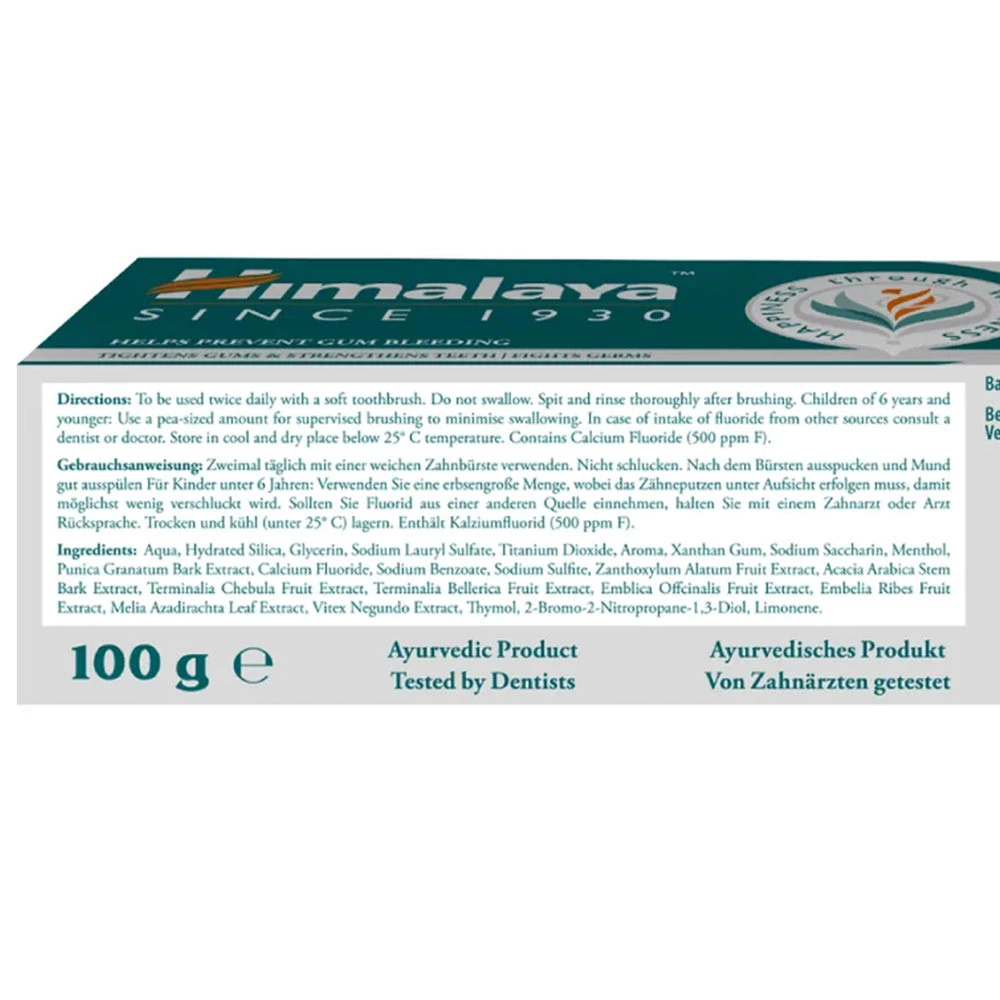 Ayurvedická zubná pasta s prírodným fluoridom - 100g – Obrázok 2
