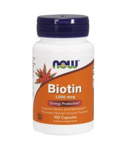 Biotín, 1000 mcg - 100 flakónov