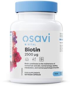 Biotín, 2500 mcg - 120 vegánskych kapsúl