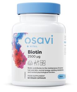 Biotín, 2500 mcg - 60 vegánskych kapsúl