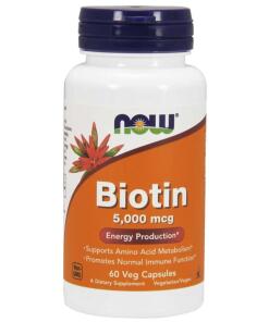 Biotín, 5000 mcg - 60 kapsúl
