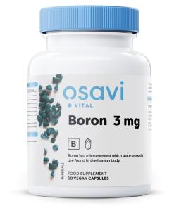 Bór, 3 mg - 60 vegánskych kapsúl