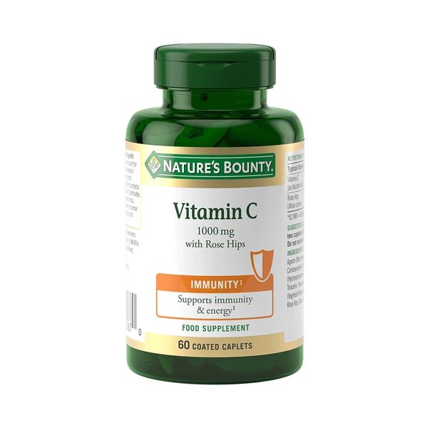 Vitamín C, 1000 mg s šípkami - 60 obalených kapsúl