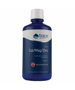 Vápenatý/Magneziový/Zinkový doplnok, tekutý, s príchuťou jahody - 946 ml