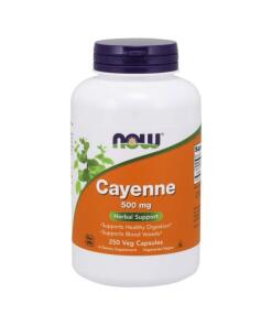 Cayenne, 500 mg - 250 vegetariánskych kapsúl