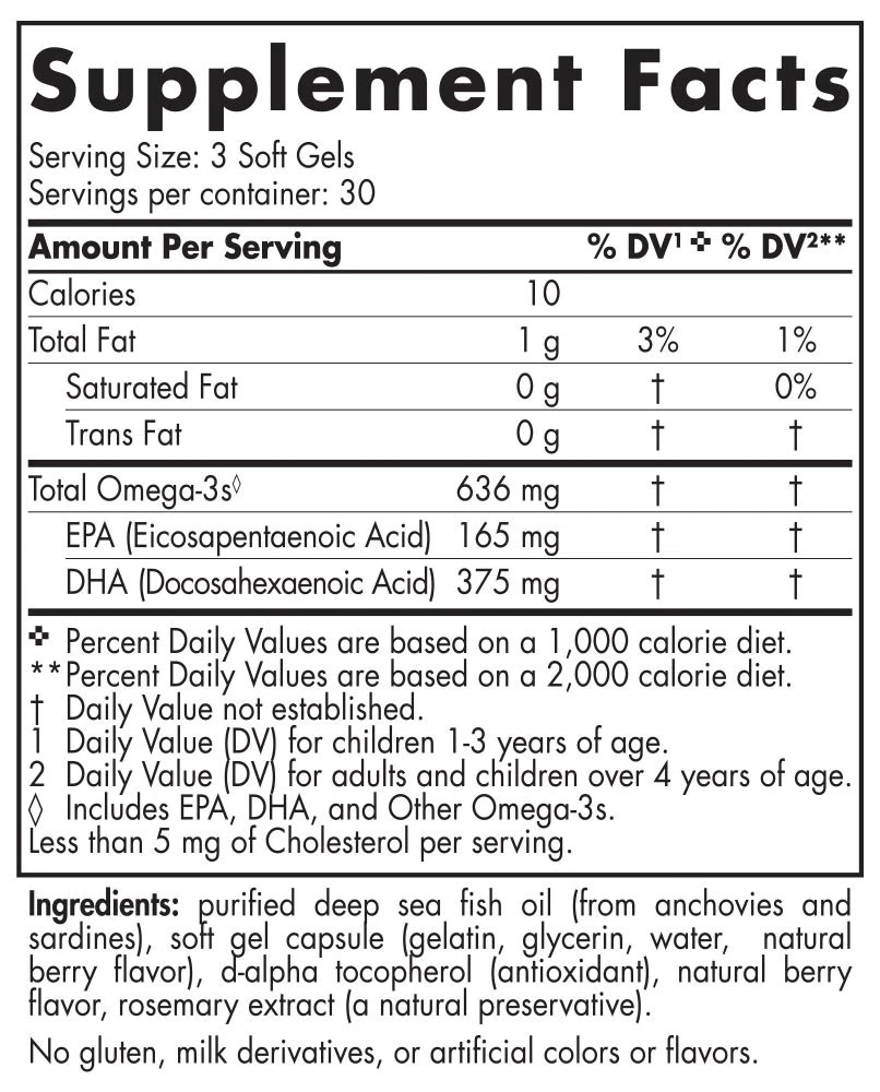 DHA pre deti Extra, 636 mg Jahodový Punch - 90 mini mäkké kapsule – Obrázok 2