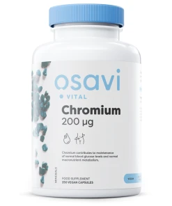 Chróm - 200 mcg - 250 vegánskych kapsúl